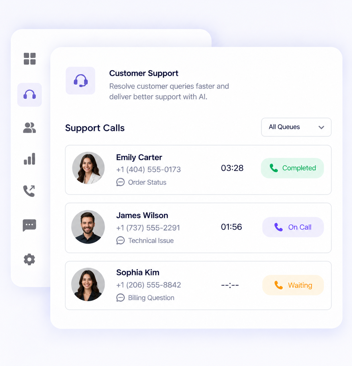 customer support phone system